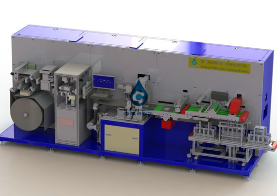 Línea de producción de batería de iones de litio de 200 W Máquina cortadora de poste láser