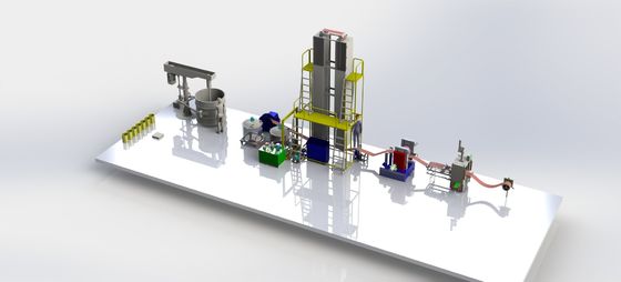 Cadena de producción de la laminación de la batería del Ni que reduce a pulpa H de la placa automática de la máquina