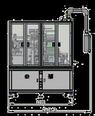Cadena de producción de la batería de ión de litio máquina que lamina completamente automática