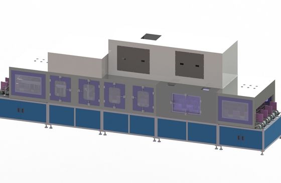 Litio automático Ion Battery Production Line 18PPM/Min For Square Battery Cleaning