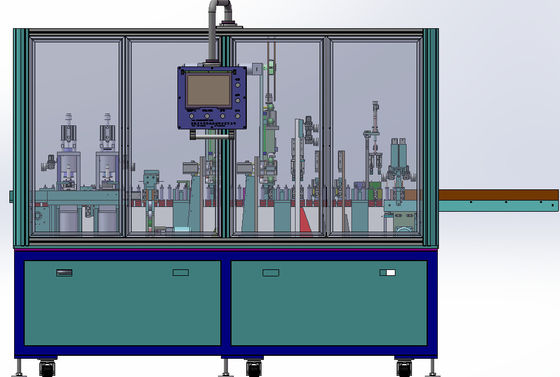 Equipo de fabricación de poco ruido del batería li-ion 18650 tres en un equipo