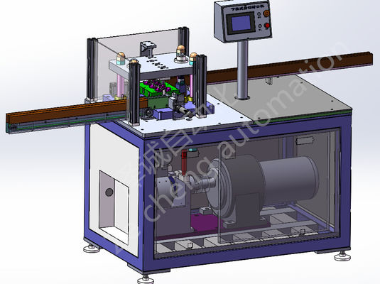 máquina cilíndrica del lacre de la batería del equipo de fabricación del batería li-ion 1100KG