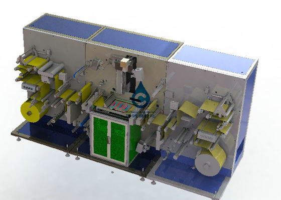 200W cadena de producción de la batería de ión de litio de la cortadora del laser poste 800 Mm/S