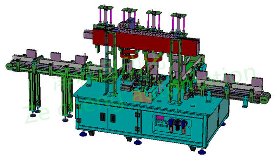 cadena de producción de la batería de litio 0.8mpa plasma que limpia engomando el equipo