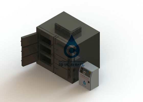 Acero inoxidable de múltiples capas de respiración inteligente del horno del vacío de la sola puerta interno