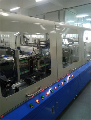 Planta de fabricación automática de la batería de ión de litio de la detección máquina que empalma de poste