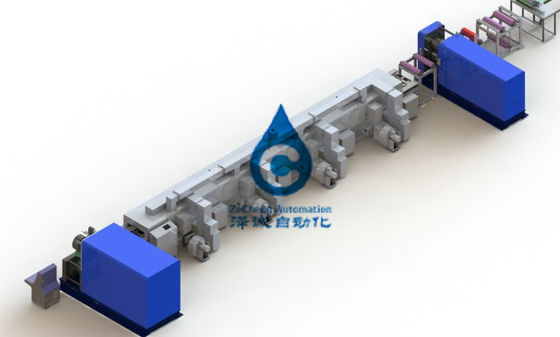Cadena de producción compuesta del rollo de la placa 80KW para la batería de cinc de plata del manganeso del litio