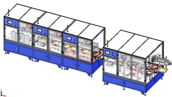 Línea automática adhesiva de la batería de producción del equipo de la batería de poco ruido del poder