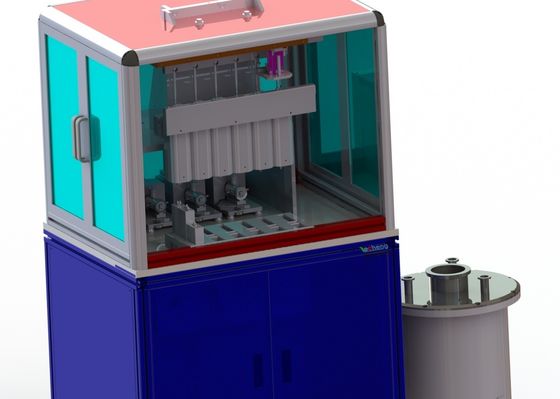 Inyección líquida 800KG semi automático máquina-máquina de la batería de litio del hierro