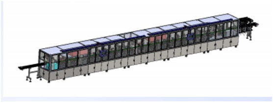 Cadena de producción automática de la batería flexible serie suave de la batería del poder del paquete