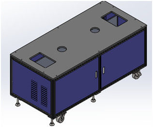 Estructura simple automática del cepillo automático del polvo de poste de la máquina que lamina
