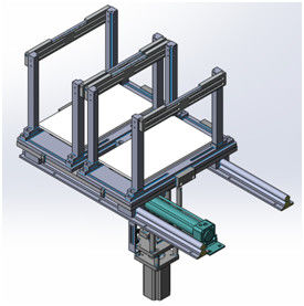 Estructura simple automática del cepillo automático del polvo de poste de la máquina que lamina