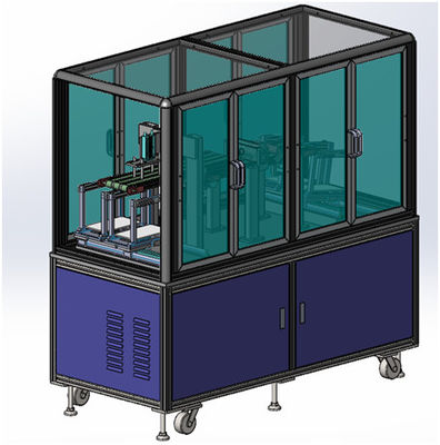 Estructura simple automática del cepillo automático del polvo de poste de la máquina que lamina