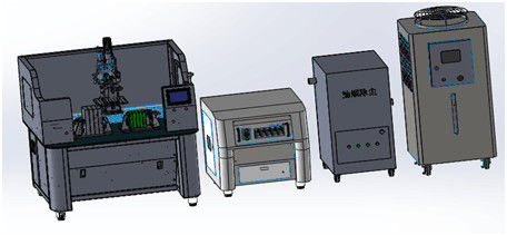 Máquina semi automática del lacre del laser de la soldadora de laser del clavo del lacre