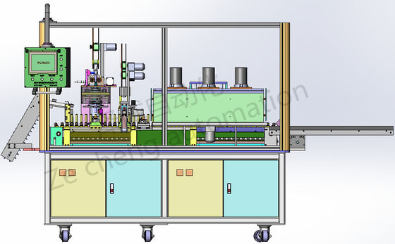 Cadena de producción de la batería de ión de litio laser que sella la estructura simple de Euipment