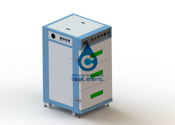 La planta de fabricación inteligente de la batería de litio solo vacío de la puerta de tres capas cuece el horno