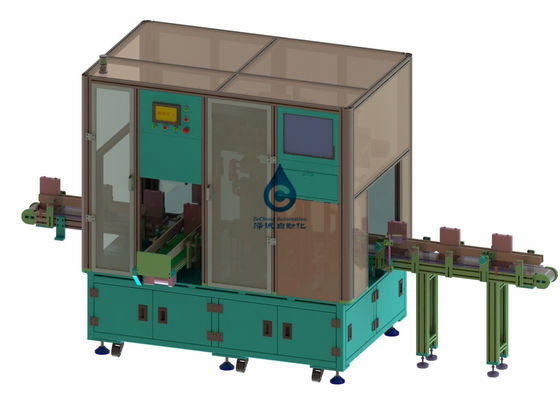 La limpieza auto de la prueba de la batería de litio de la máquina del lacre del laser envuelve Mounter
