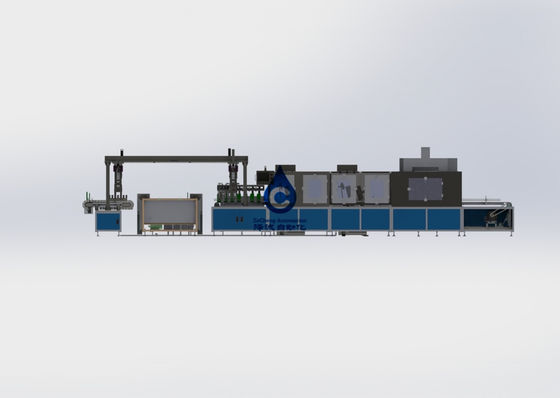 Cadena de producción de la batería de litio 12PPM limpiador ultrasónico SMC de la batería del poder de 380V