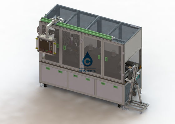 Cadena de producción auto de la batería de litio de la manga dispositivo externo AC220V de la etiqueta engomada de la película