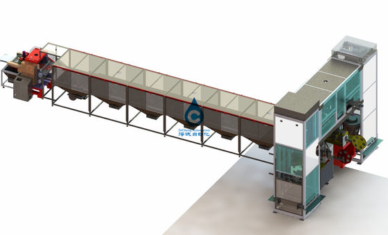 Planta de fabricación de la batería de ión de litio del níquel cadena de producción de la placa de la batería de níquel-cadmio