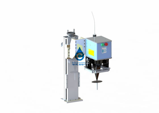 Dispositivo de la soldadura de laser del PLC de Omron para la columna de poste de la célula de batería del níquel del cinc