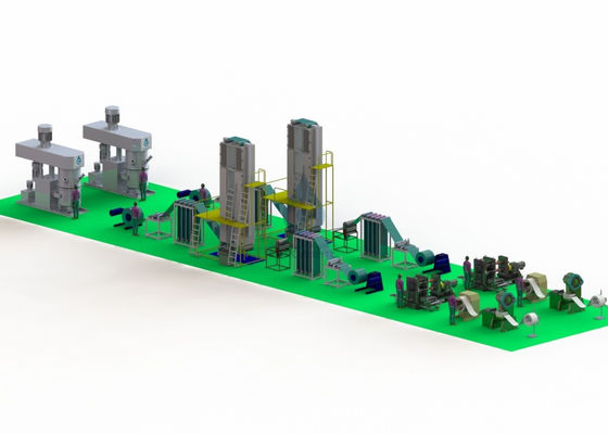 CZinc - batería del níquel, hierro - batería del níquel, cadmio - cadena de producción automática de la placa de la batería del níquel