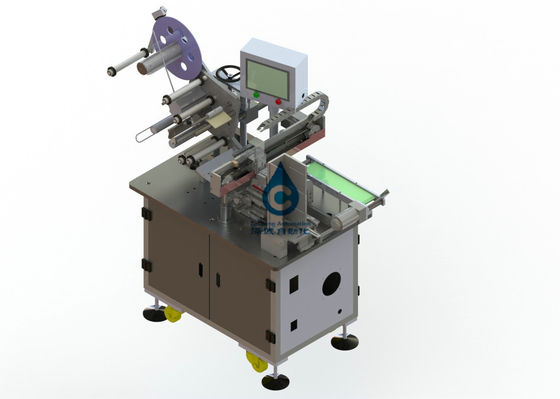 Planta de fabricación de la batería de 10 PCS/min batería Shell Labeling Machine de Digitaces
