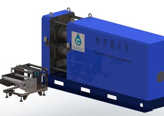 prensa de batir de la película del pedazo de poste de la batería de la máquina 8PPM el desenrollar de la bobina 380V