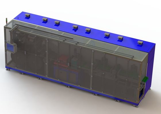 Máquina que corta con tintas 220V del metal de alta velocidad 30PPM para el pedazo de poste de la batería