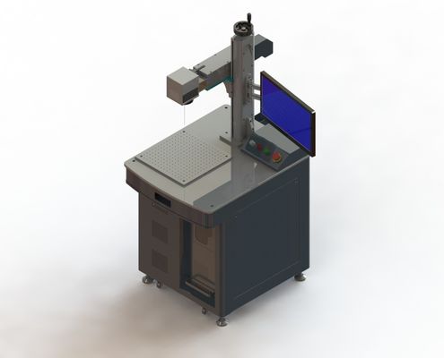 cortador ULTRAVIOLETA tamaño pequeño de marcado ultra fino ULTRAVIOLETA del laser de la máquina 355nm de la marca del laser de 3W